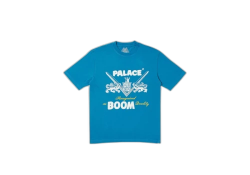Palace Boom Quality T-Shirt Blue