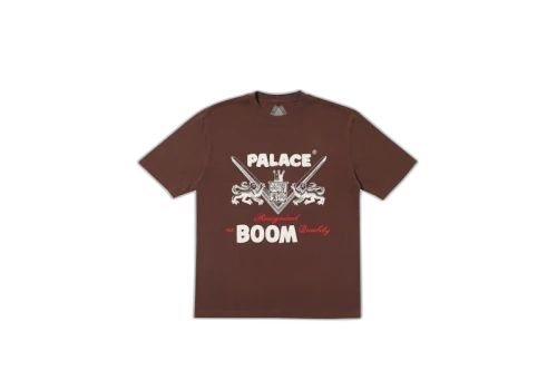 Palace Boom Quality T-Shirt Brown
