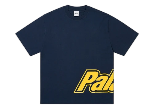 Palace Border Logo T-Shirt Navy
