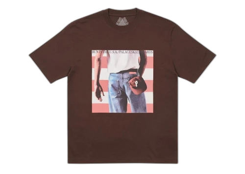 Palace Born To Bun T-shirt Brown