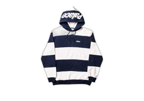 Palace Brusher Hood White/Navy