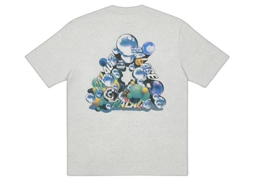 Palace Bubbling T-shirt Grey Marl