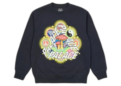 Palace Bun 5G Crew Navy