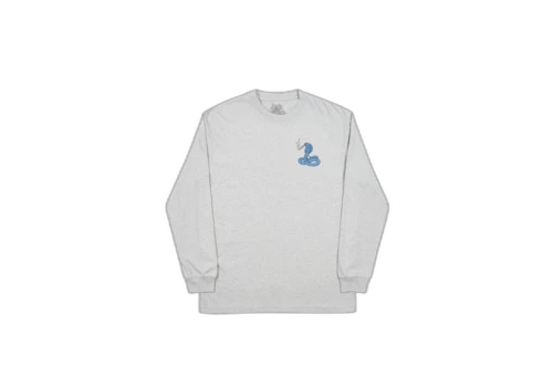 Palace Bunning Snake Longsleeve Grey Marl
