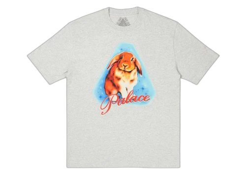 Palace Bunny T-shirt Grey Marl