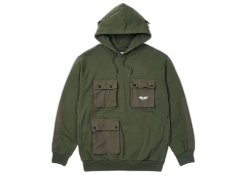 Palace C-Pocket Hood Green