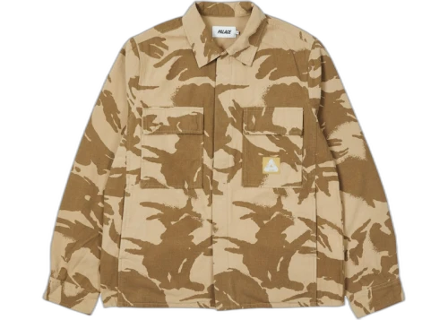 Palace Canvas Shirt Desert Camo