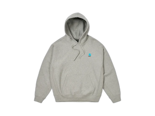 Palace Carhartt WIP Hood Heather Grey
