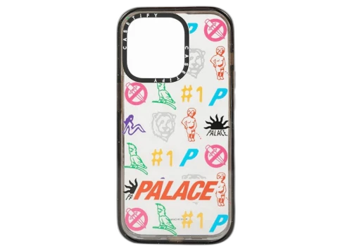 Palace Casetify Impact Phone Case Clear/Black