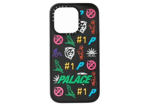 Palace Casetify Impact Phone Case Matte Black