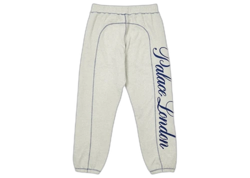 Palace Chain Stitch Joggers Grey Marl