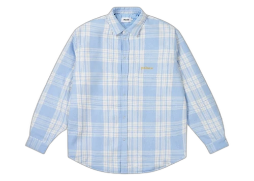 Palace Check Insulated Shirt Faint Blue