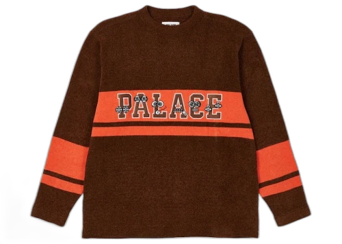 Palace Chenille Knit Brown/Orange