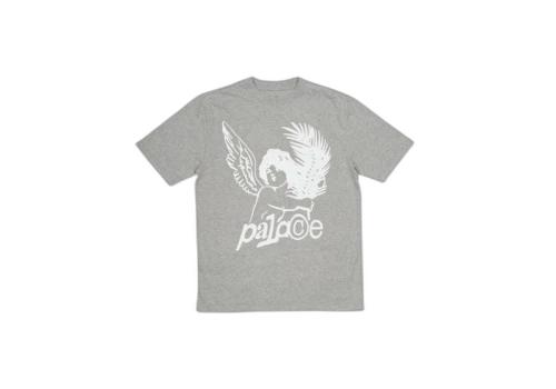 Palace Cherub T-Shirt Grey Marl