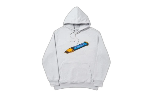 Palace Chizzle Up Hood Grey Marl