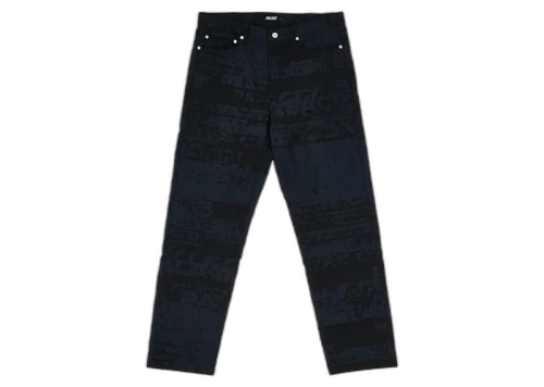 Palace Cities Jacquard Trouser Black
