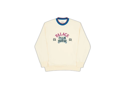 Palace Clubhouse Crew Cream