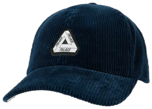 Palace Cord Tri-Ferg Patch 6-Panel Navy