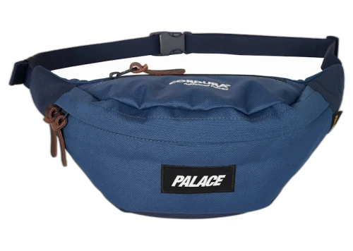 Palace Cordura Duck Canvas Cross Body Bag Blue/Navy