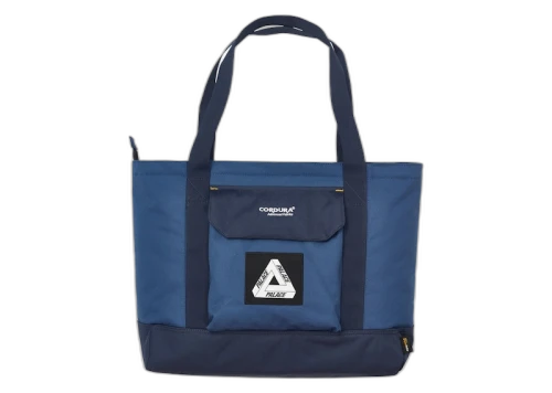 Palace Cordura Duck Canvas Shoulder Bag Blue/Navy