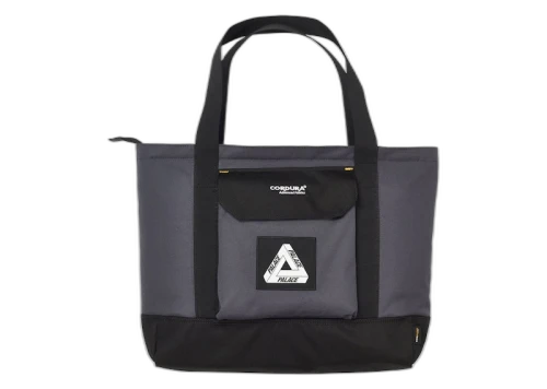 Palace Cordura Duck Canvas Shoulder Bag Carbon/Black