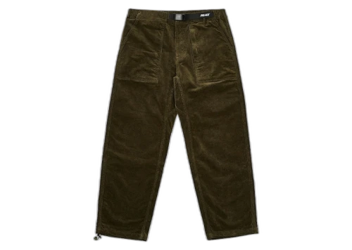 Palace Corduroy Belter Trouser Green