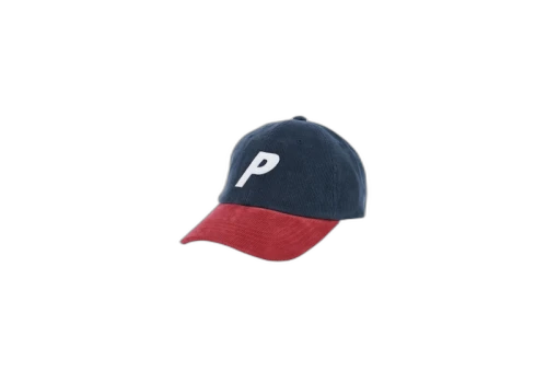 Palace Corduroy P 6-Panel Navy/Red
