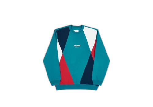 Palace Cross Crew Teal