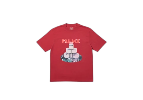 Palace Cubes T-Shirt Dark Red
