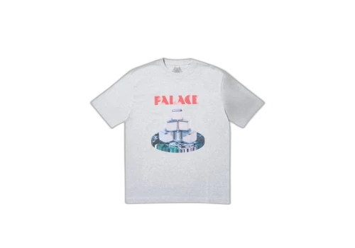 Palace Cubes T-Shirt Grey Marl