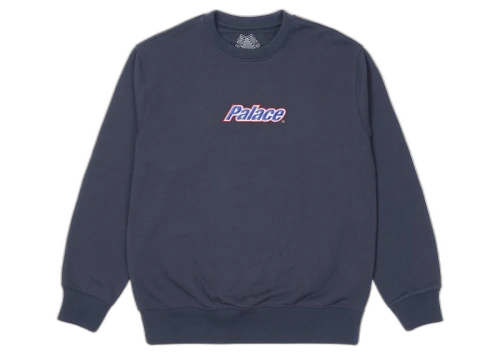 Palace Current Crew Blue
