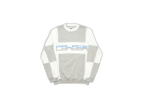 Palace Cut Mit Sew Crewneck Off White