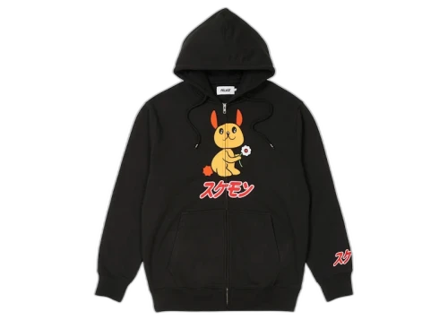 Palace Cute Zip Hood Black