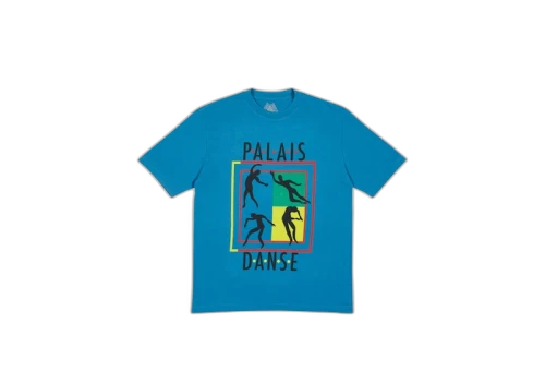Palace Danse-Crew T-Shirt Blue