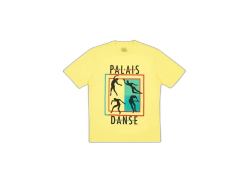 Palace Danse-Crew T-Shirt Light Yellow