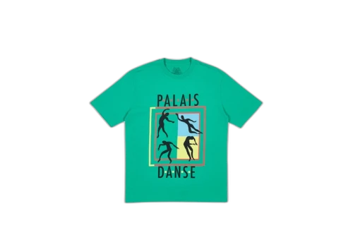 Palace Danse-Crew T-Shirt Pool Green