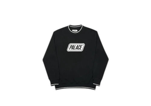 Palace Das Palace Waffle Crew Black