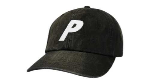 Palace Denim P 6-Panel Sand Wash Black