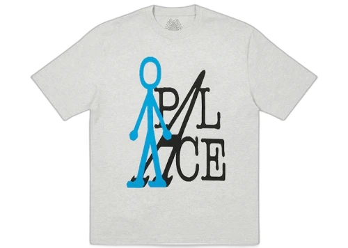 Palace Diet Bredda T-shirt Grey Marl