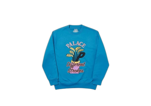 Palace Dif Strokes Crew Blue