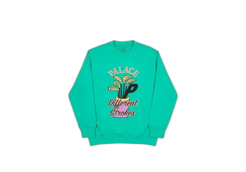 Palace Dif Strokes Crew Pool Green