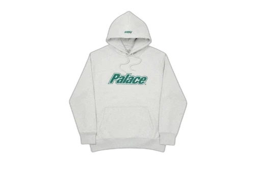 Palace Direct Hood Grey Marl