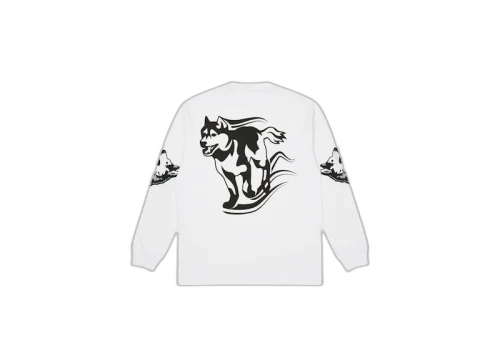 Palace Dogs Are Chill Longsleeve White