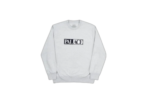 Palace Donimo Crew Grey Marl