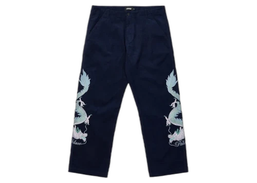 Palace Double Dragon Tour Plain Pant Navy