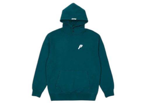 Palace Double Popper P Hood Green