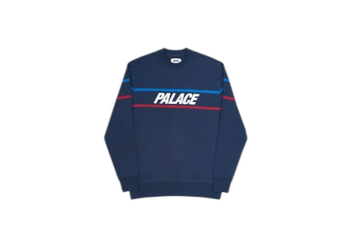 Palace Double Ripe Crew Navy