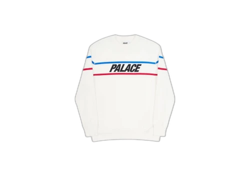 Palace Double Ripe Crew White
