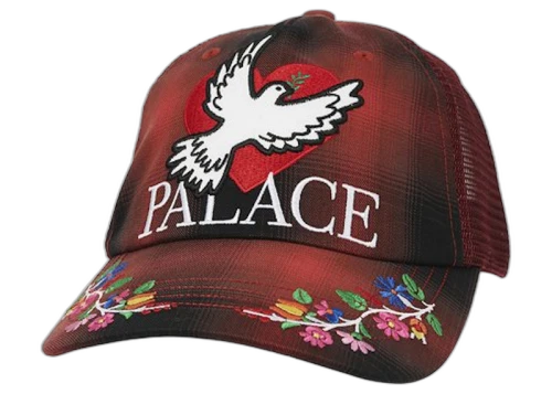 Palace Dove Trucker Hat Red