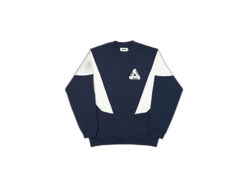 Palace Droppeth Crew Navy/White